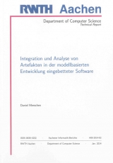 Integration und Analyse von Artefakten in der modellbasierten Entwicklung eingebetteter Software - Daniel Merschen