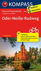 Fahrrad-Tourenkarte Oder-Nei&szlig;e-Radweg - 