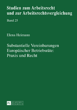 Substantielle Vereinbarungen Europaeischer Betriebsraete: Praxis und Recht - Elena Heimann