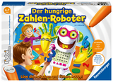 Ravensburger tiptoi Spiel 00706 Der hungrige Zahlenroboter, Lernspiel von Ravensburger ab 4 Jahren für 1-4 Spieler, spielerisch Formen und Rechnen lernen in 4 Schwierigkeitsstufen - Haferkamp, Kai