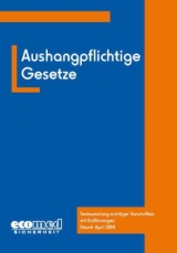 Aushangpflichtige Gesetze - Joachim Schwede