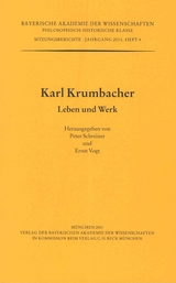 Werke des Verlags der Bayerischen Akademie der Wissenschaften bei... / Karl Krumbacher - 
