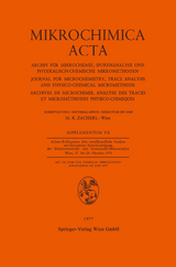Achtes Kolloquium &uuml;ber Metallkundliche Analyse mit Besonderer Ber&uuml;cksichtigung der Elektronenstrahl- und Ionenstrahl-Mikroanalyse Wien, 27. bis 29. Oktober 1976