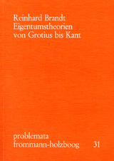 Eigentumstheorien von Grotius bis Kant - Reinhard Brandt