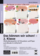 Das k&ouml;nnen wir schon! - 2. Klasse - Bernd Wehren