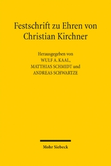 Festschrift zu Ehren von Christian Kirchner - 