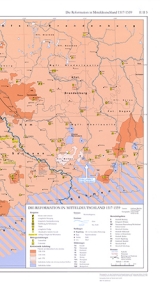 Die Reformation in Mitteldeutschland 1517-1559 1:650 000 mit Beiheft (E II 3)