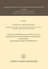 Nachweis und Reizbedingungen olfaktorisch und rhinosensibel evozierter Hirnrindensummenpotentiale sowie Konzept einer klinischen Computer-Olfaktometrie - Claus Herberhold