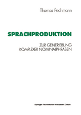 Sprachproduktion - Thomas Pechmann