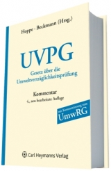UVPG - Gesetz &uuml;ber die Umweltvertr&auml;glichkeitspr&uuml;fung - 