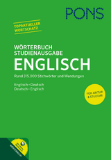 PONS Wörterbuch Studienausgabe Englisch - 