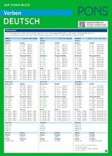 PONS Verben auf einen Blick Deutsch