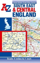 South East & Central England Road Map - Geographers A-Z Map Co. Ltd.