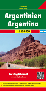 Argentinien, Autokarte 1:1,5 Mio. - Freytag-Berndt und Artaria KG