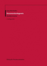 Personenstandsgesetz - Berthold Gaaz, Heinrich Bornhofen