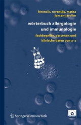 W&ouml;rterbuch Allergologie und Immunologie - Miroslav Ferencik, Jozef Rovensky, Vladimir Matha, Erika Jensen-Jarolim