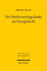 Der Wettbewerbsgedanke im Energierecht - Philipp B&uuml;sch