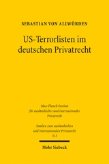 US-Terrorlisten im deutschen Privatrecht - Sebastian von Allw&ouml;rden