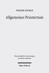 Allgemeines Priestertum - Volker G&auml;ckle