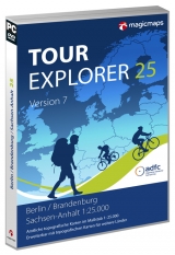 TOUR Explorer 25 Berlin / Brandenburg / Sachsen-Anhalt, Version 7.0, DVD-ROMs - 
