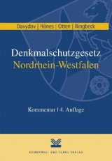 Denkmalschutzgesetz Nordrhein-Westfalen - Dimitrij Davydov, Ernst R H&ouml;nes, Thomas Otten, Birgitta Ringbeck