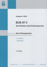 BGB AT II - Karl-Edmund Hemmer, Achim W&uuml;st