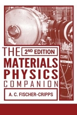 The Materials Physics Companion - Fischer-Cripps, Anthony C.