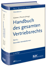 Handbuch des gesamten Vertriebsrechts, Band 3 - Karl-Heinz Thume