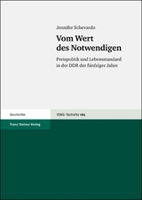 Vom Wert des Notwendigen - Jennifer Schevardo