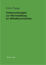Untersuchungen zur Wortstellung im Mittelkymrischen - Erich Poppe