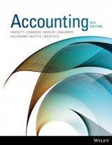 Accounting 9th Edition Binder Ready Version - Edwards, Lew; Hoggett, John; Medlin, John; Chalmers, Keryn; Hellmann, Andreas