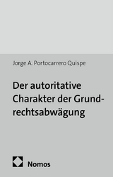 Der autoritative Charakter der Grundrechtsabw&auml;gung - Jorge A. Portocarrero Quispe