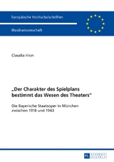 &laquo;Der Charakter des Spielplans bestimmt das Wesen des Theaters&raquo; - Claudia Irion-Senge