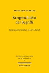 Kriegstechniker des Begriffs - Reinhard Mehring