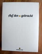 Auf den Punkt gebracht.