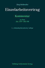 Einzelarbeitsvertrag - J&uuml;rg Br&uuml;hwiler