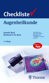 Checkliste Augenheilkunde - Burk, Annelie; Burk, Reinhard