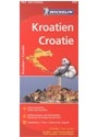 Michelin Karte Kroatien. Croatie - 