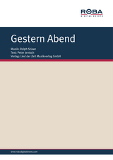 Gestern Abend - Ralph St&uuml;we, Peter Jentsch