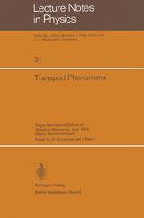 Transport Phenomena - 