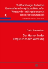Der Humor in der vergleichenden Werbung - David Preisendanz