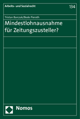 Mindestlohnausnahme f&uuml;r Zeitungszusteller? - Tristan Barczak, Bodo Pieroth
