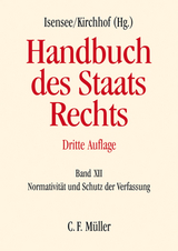 Handbuch des Staatsrechts - Peter Badura, Ulrich Battis, Martin Borowski, Wolfram Cremer, Otto Depenheuer, Christoph Enders, Meinhard Hilf, Ulrich Hufeld, Josef Isensee, Matthias Jestaedt, Thorsten Kingreen, Eckart Klein, Gregor Kirchhof, Paul Kirchhof, Markus Kotzur, Charlotte Kreuter-Kirchhof, Karl-Heinz Ladeur, Heinrich Lang, Wolfgang M&auml;rz, Jochen Rozek, Hans-Peter Schneider, Utz Schliesky, Kyrill-Alexander Schwarz, Christian Starck, Uwe Volkmann