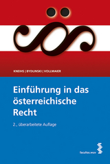Einf&uuml;hrung in das &ouml;sterreichische Recht - Benjamin Kneihs, Peter Bydlinski, Peter Vollmaier