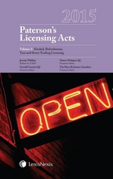 Paterson's Licensing Acts 2015 - 