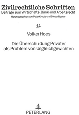 Die &Uuml;berschuldung Privater als Problem von Ungleichgewichten - Volker Hoes