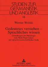 Gedeutetes verstehen - Sprachliches wissen - Werner Wolski