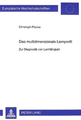 Das multidimensionale Lernprofil - Christoph Paulus