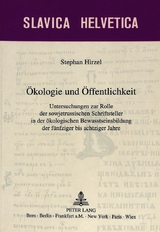 &Ouml;kologie und &Ouml;ffentlichkeit - Stephan Hirzel