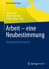 Arbeit – eine Neubestimmung - 